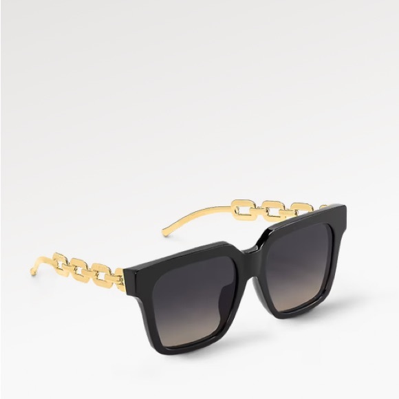 100% Authentic LV Edge Large Square Sunglasses**** Case and felt included - Picture 5 of 8